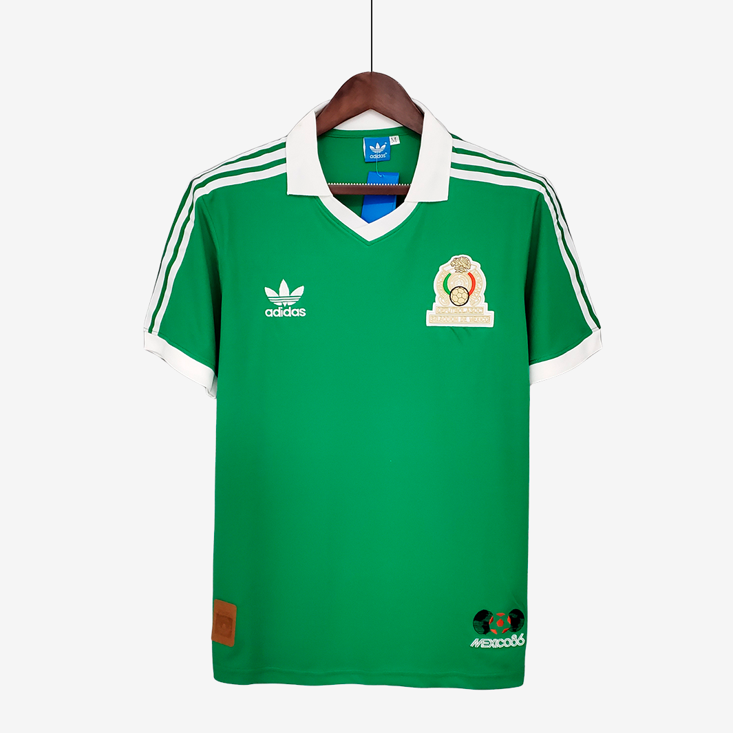 8-101 Mexico 1986 Home Jersey – Retro Version - Image 1
