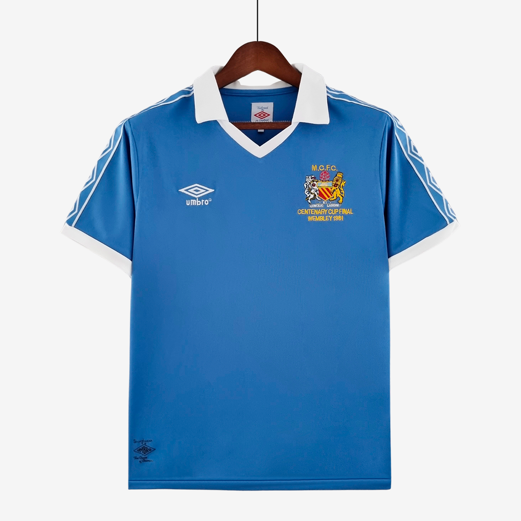 8-59 Manchester City 1981/82 Home Jersey – Retro Version - Image 1