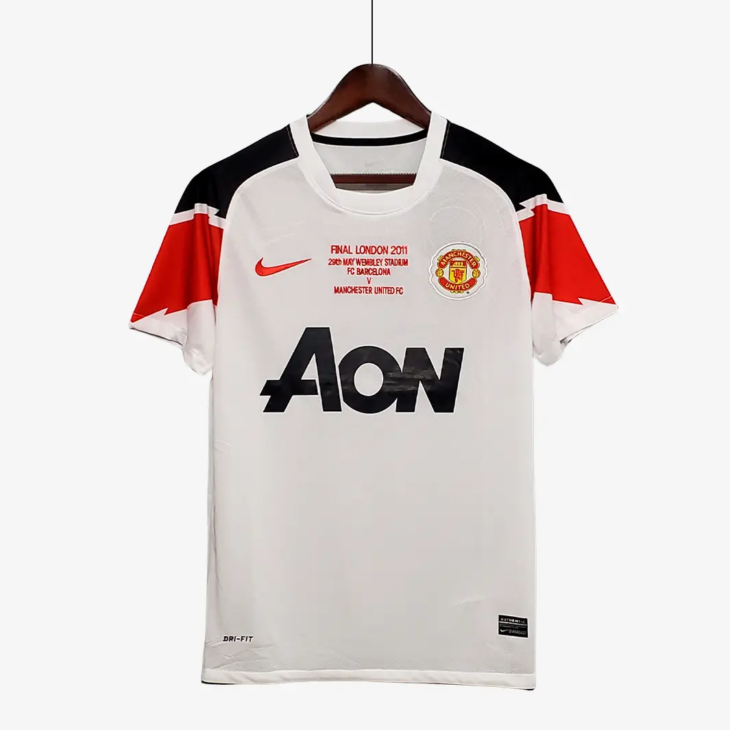 9-77 Manchester United 2010/11 Away Jersey UCL Retro Version - Image 1