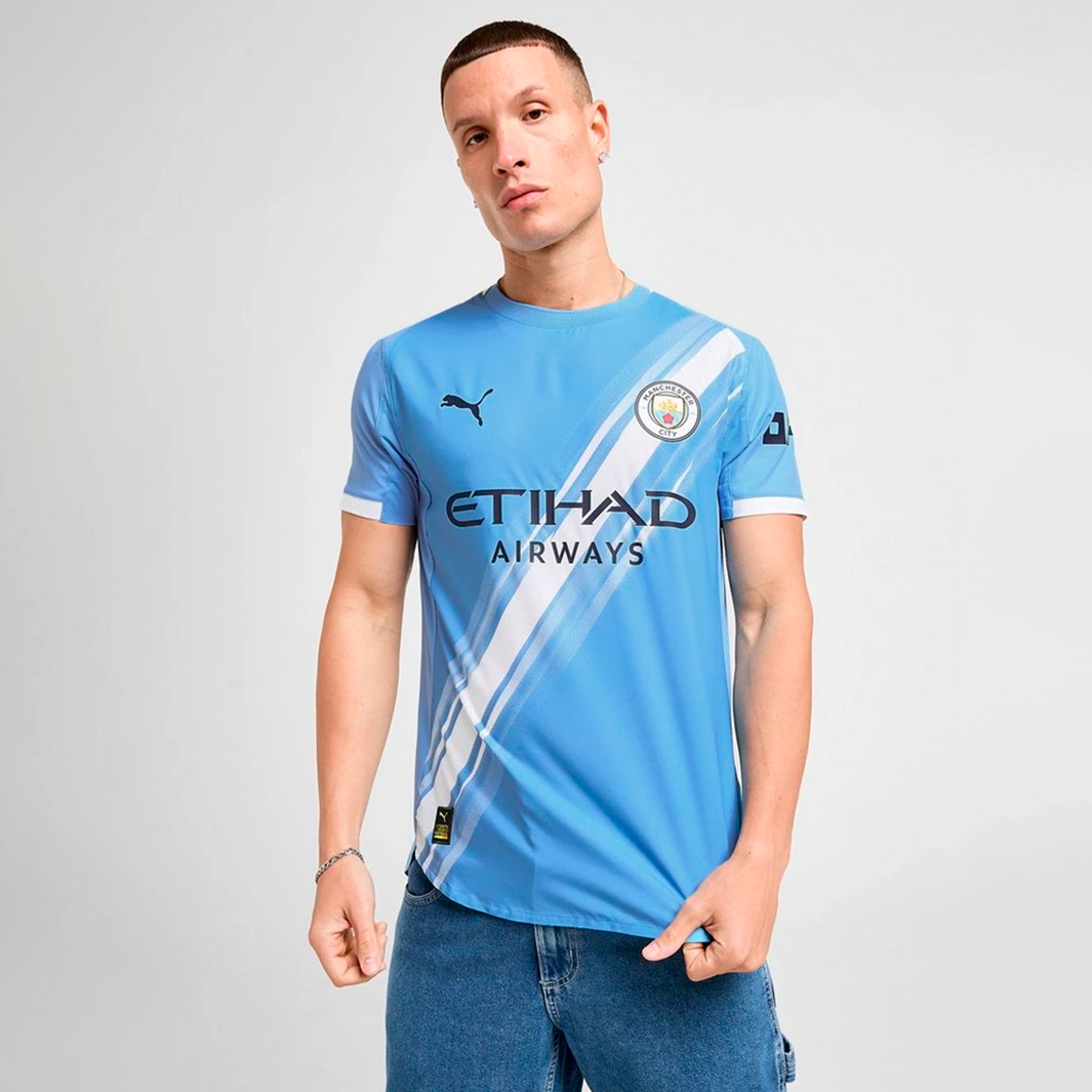 Fotogrhtth Manchester City 2025/26 Home Jersey – Player Version - Image 1
