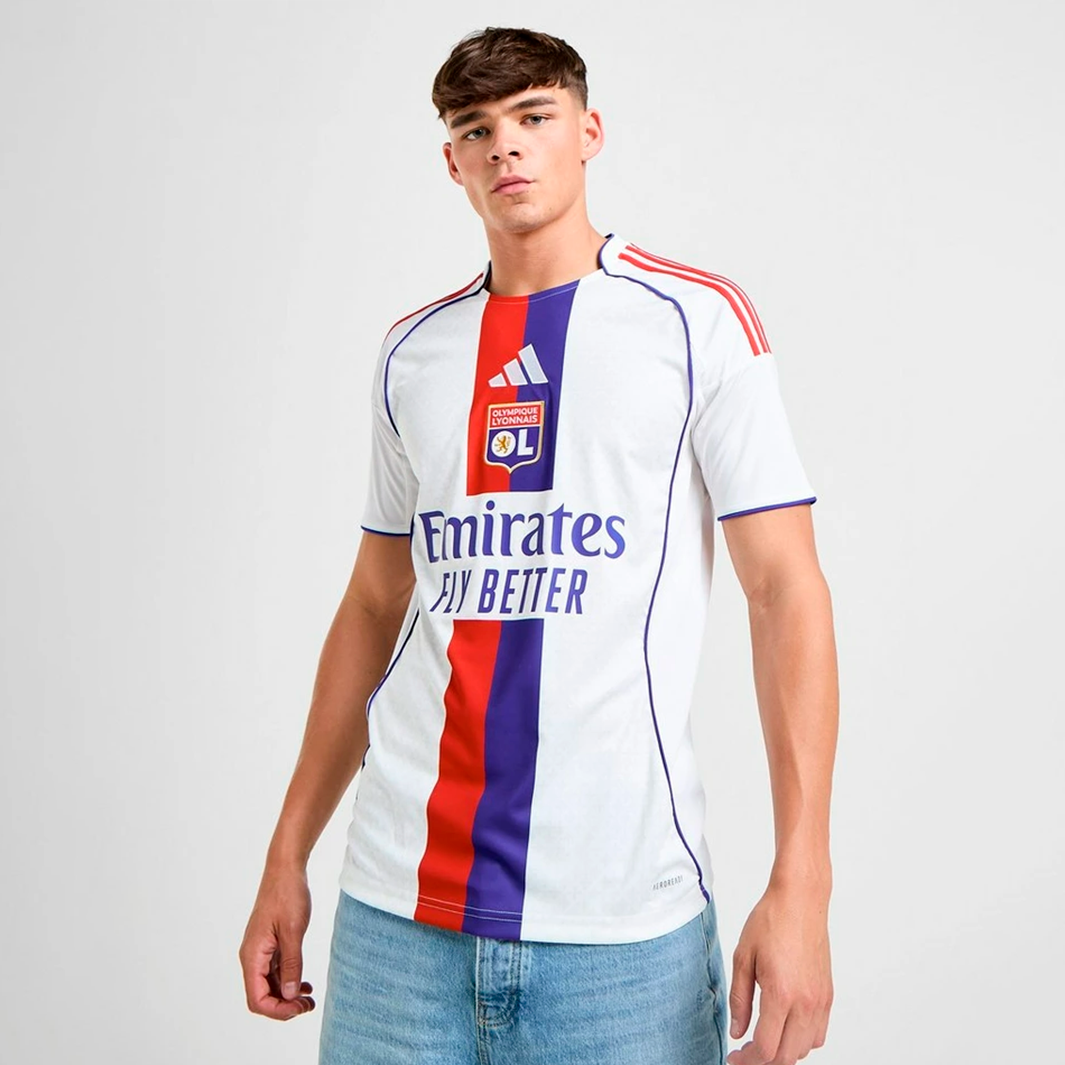 sdfvbxjvsdv Lyon 2025/26 Home Jersey Fan Version - Image 1