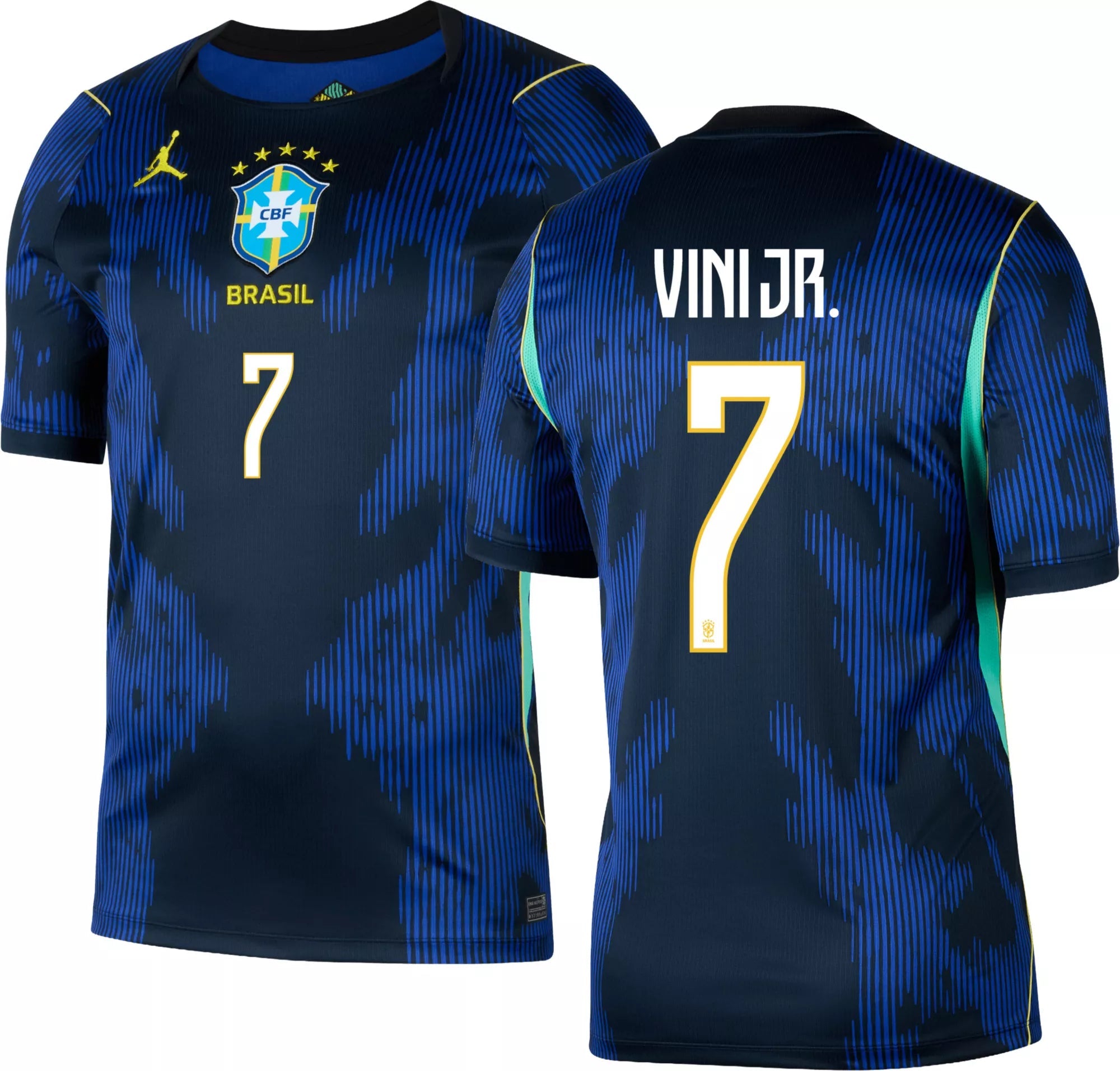 Brazil Away Blue - #Vini Jr. #7 Brasil Fan Version World Cup 2026 - Image 1
