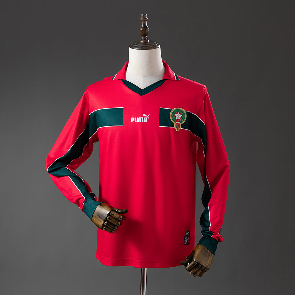 Morocco 1998 Away Long Sleeve Retro - Image 1