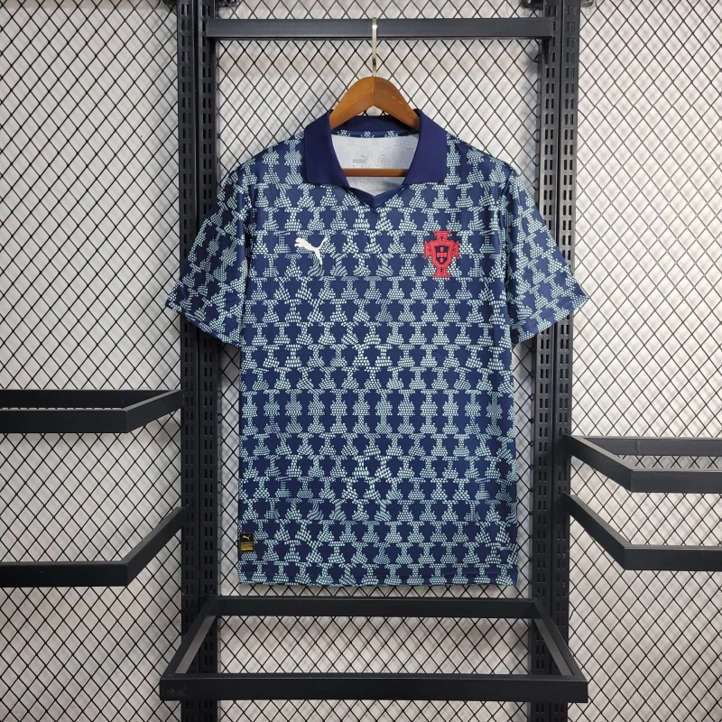 Portugal 25/26 Training Jersey - Navy Blue - Fan Version - Image 1