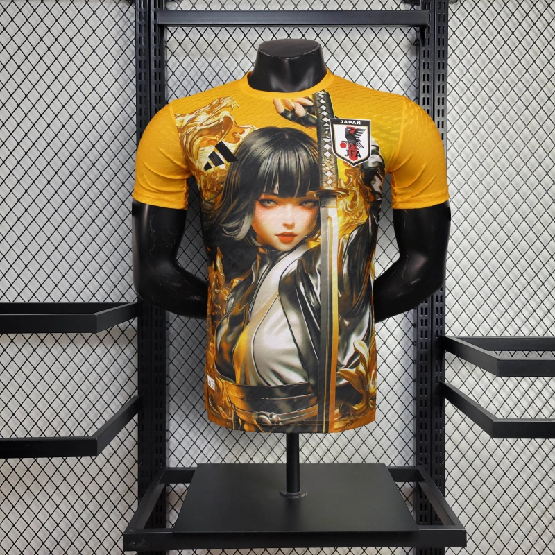 Japan 25/26 Anime Special Edition Jersey - Orange - Player Version - Slim Fit - Image 1
