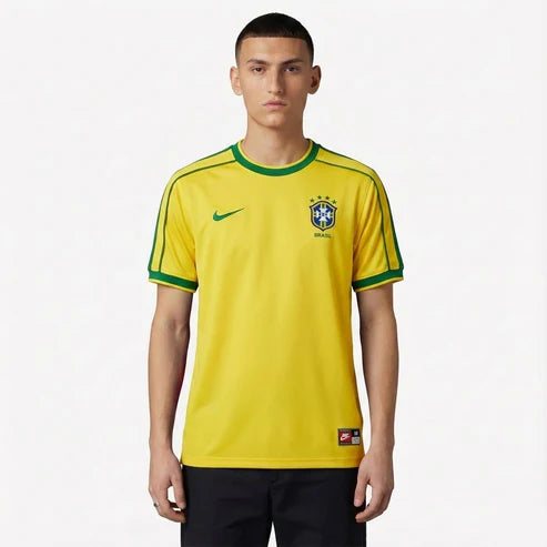 Camisa Retro Seleção Brasil 1998/99 I Brazil - Image 1