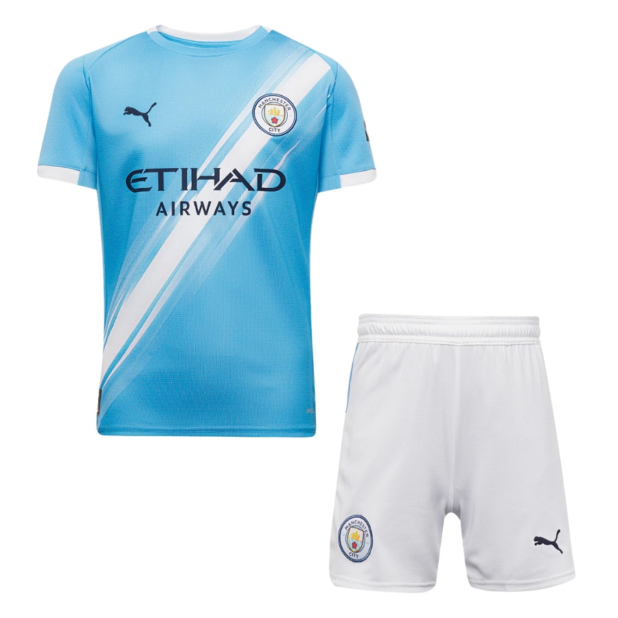 Kids Kit Manchester City Home Fan Jersey 2025/26kids - Image 1