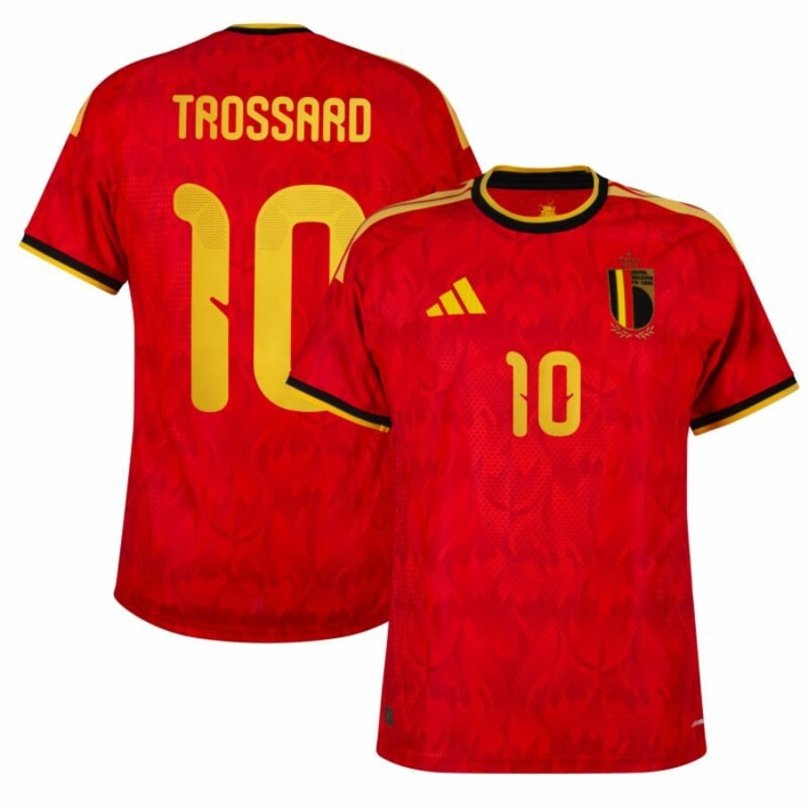 Belgium Home Trossard 10 Fan Jersey Shirt 2026 World Cup - Image 1