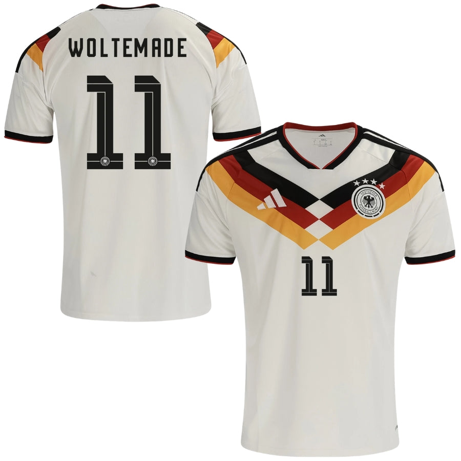 Germany Home Woltemade 11 Fan Jersey Shirt 2026 World Cup - Image 1