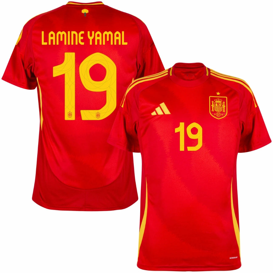 Spain Lamine Yamal 19 Home Fan Jersey 2025/26 - Image 1