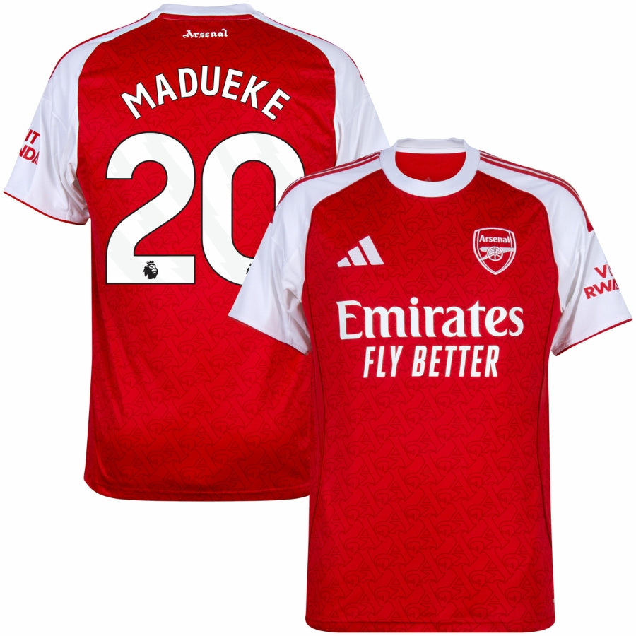 Arsenal Madueke 20 Home Fan Jersey 2025/26 - Image 1