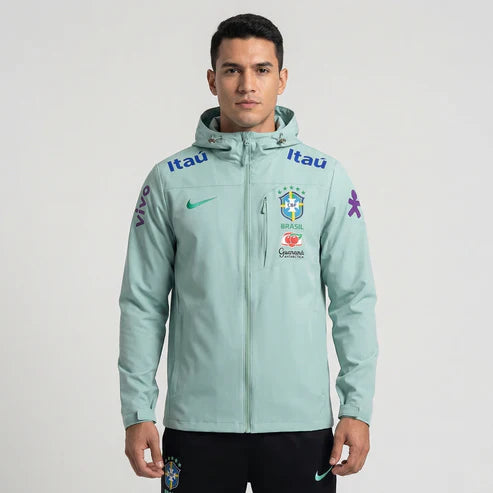 Jaqueta Training Brazil 2026 Men's Jacket Windbreaker Brasil - Image 1