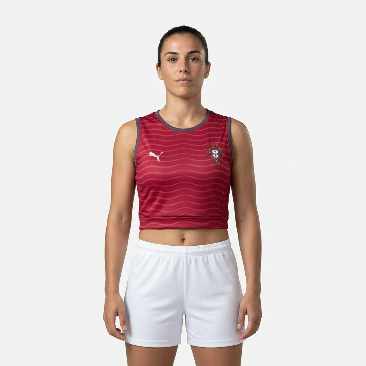 Portugal 2026 Home Women's Vest Cropped - Image 1
